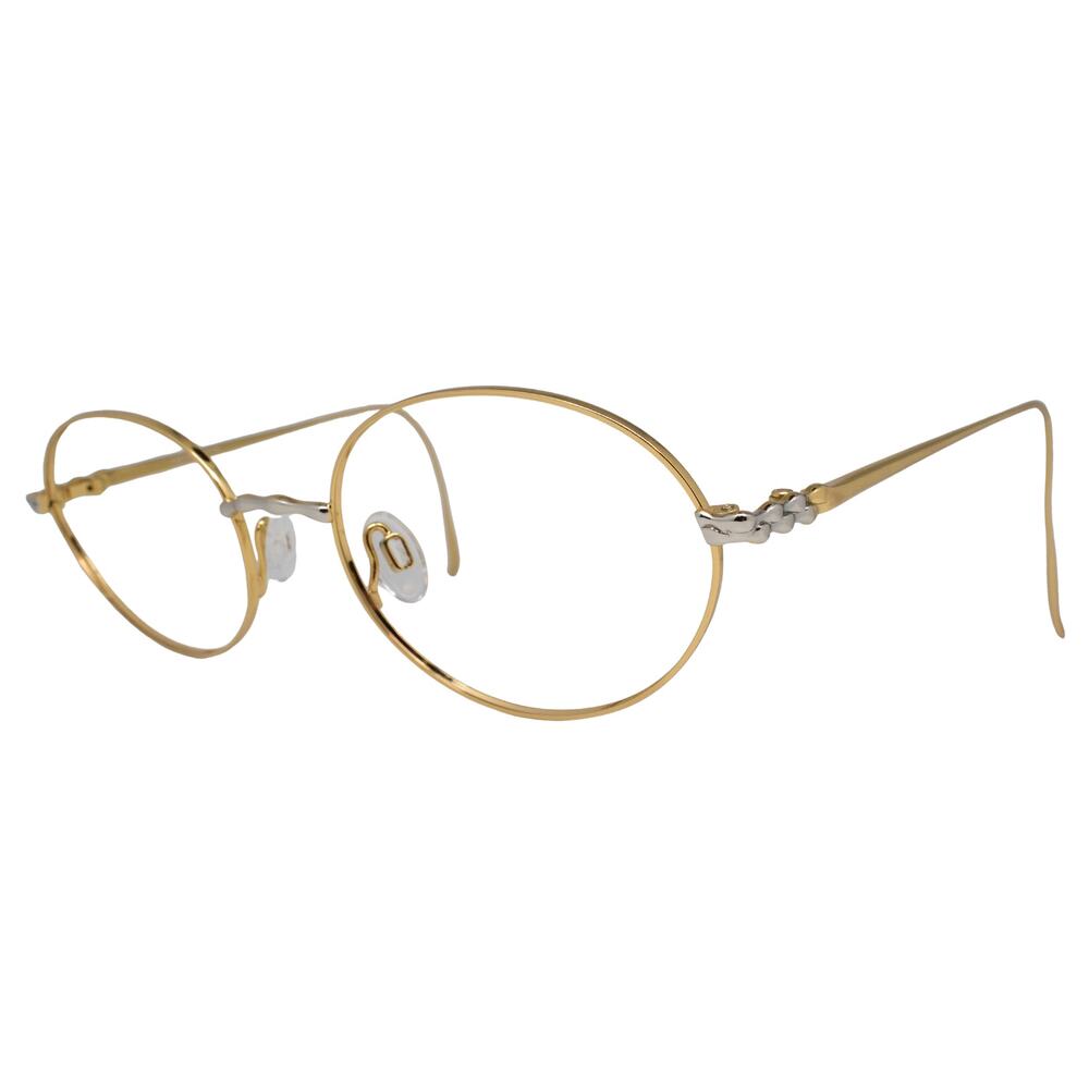 Liz Claiborne LC 105 G SIL 50-19-140mm Eyeglasses FRAMES ONLY - GOOD CONDITION